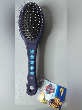 Paw Patrol Dark Blue and Black Pet Brush durable chase rubble novelty character